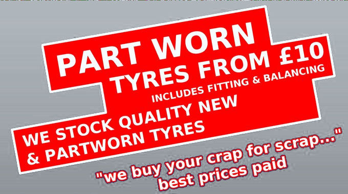 PartWornTyres available