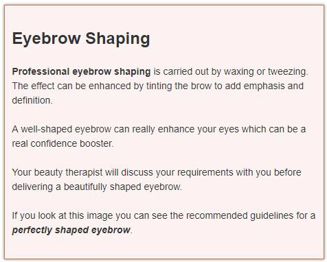 Eyebrow Shaping