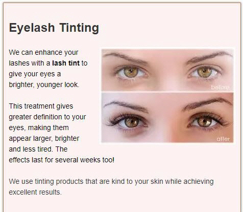 Eyelash Tinting