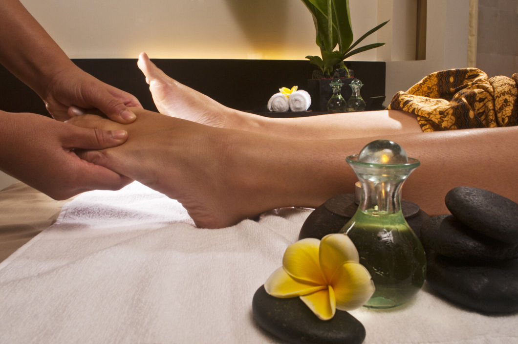 Thai foot massage at Samranjai